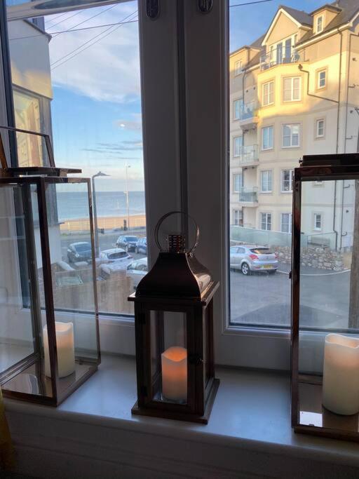Luxury Modern 1Bed Sea View Apartment Rhôs-on-Sea Dış mekan fotoğraf