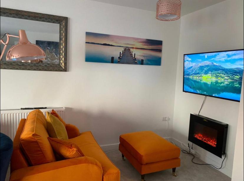 Luxury Modern 1Bed Sea View Apartment Rhôs-on-Sea Dış mekan fotoğraf